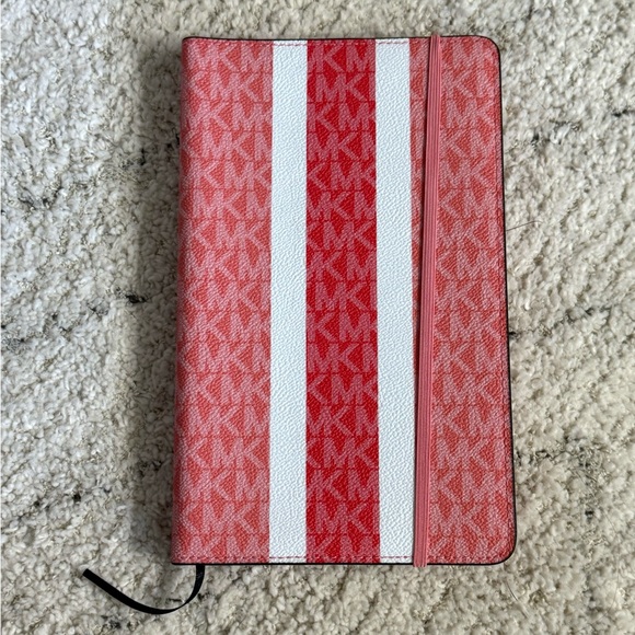 Michael Kors Other - Michael Kors hot pink leather bound notebook